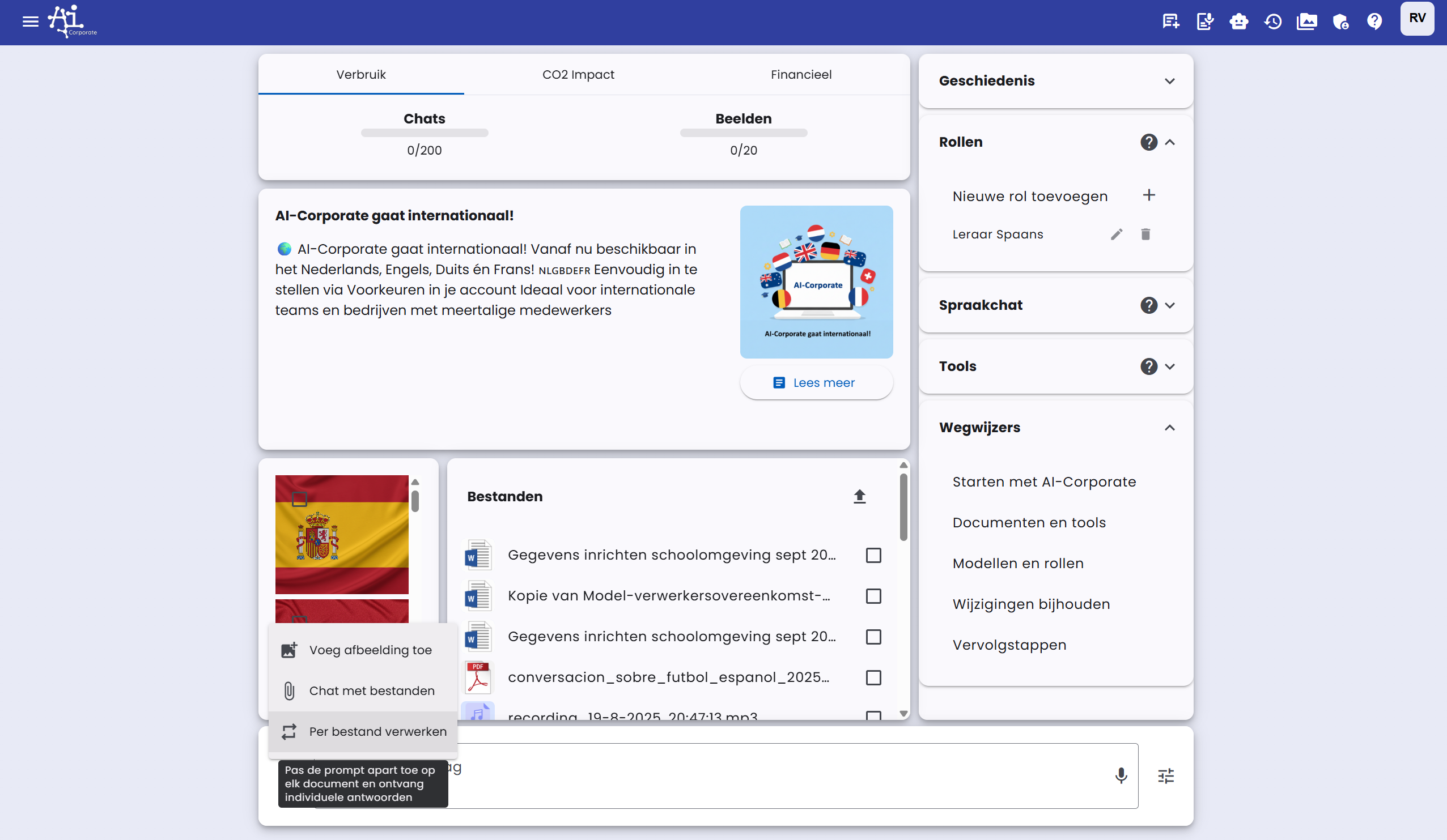 Behandling pr. fil